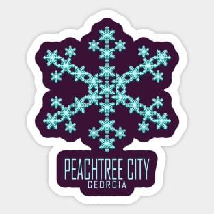 Peachtree City Georgia Sticker